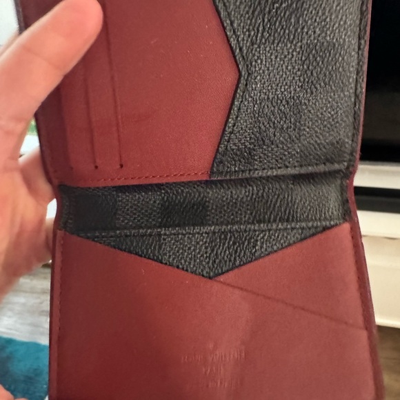 Louis Vuitton Black & Red Damier Graphite
Pocket Organizer - Picture 4 of 12